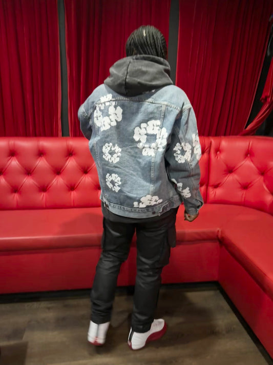 Floral inspiration Jean Jacket